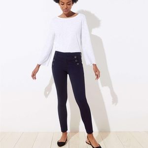 NWT Loft Sateen Sailor Leggings - 6P
